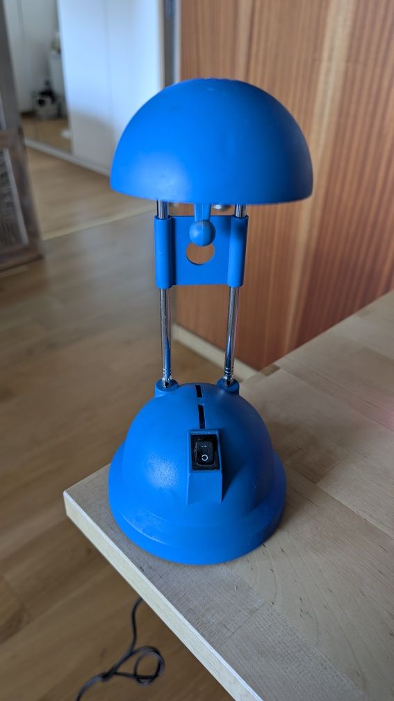 Niebieska mała lampka na biurko BRILUX DL-328