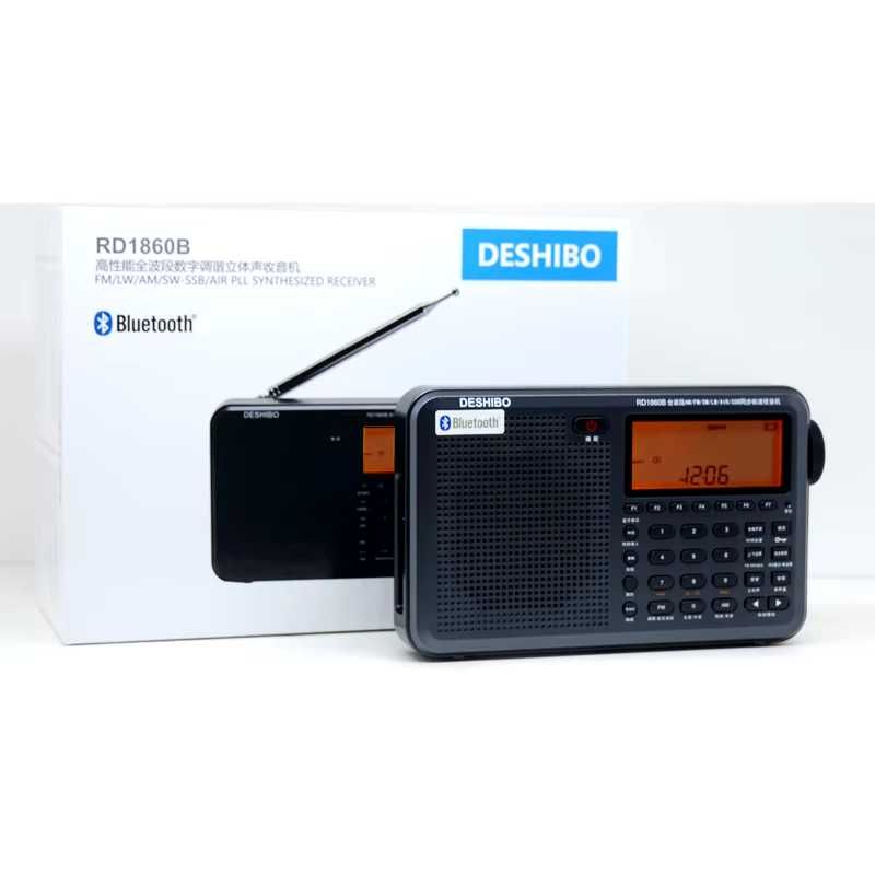 Радіоприймач Deshibo RD1860B + акумулятори Panasonic Eneloop Pro