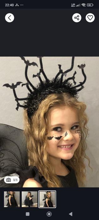 Продам сукню чорна, фатин з блистинками.(Кажан)