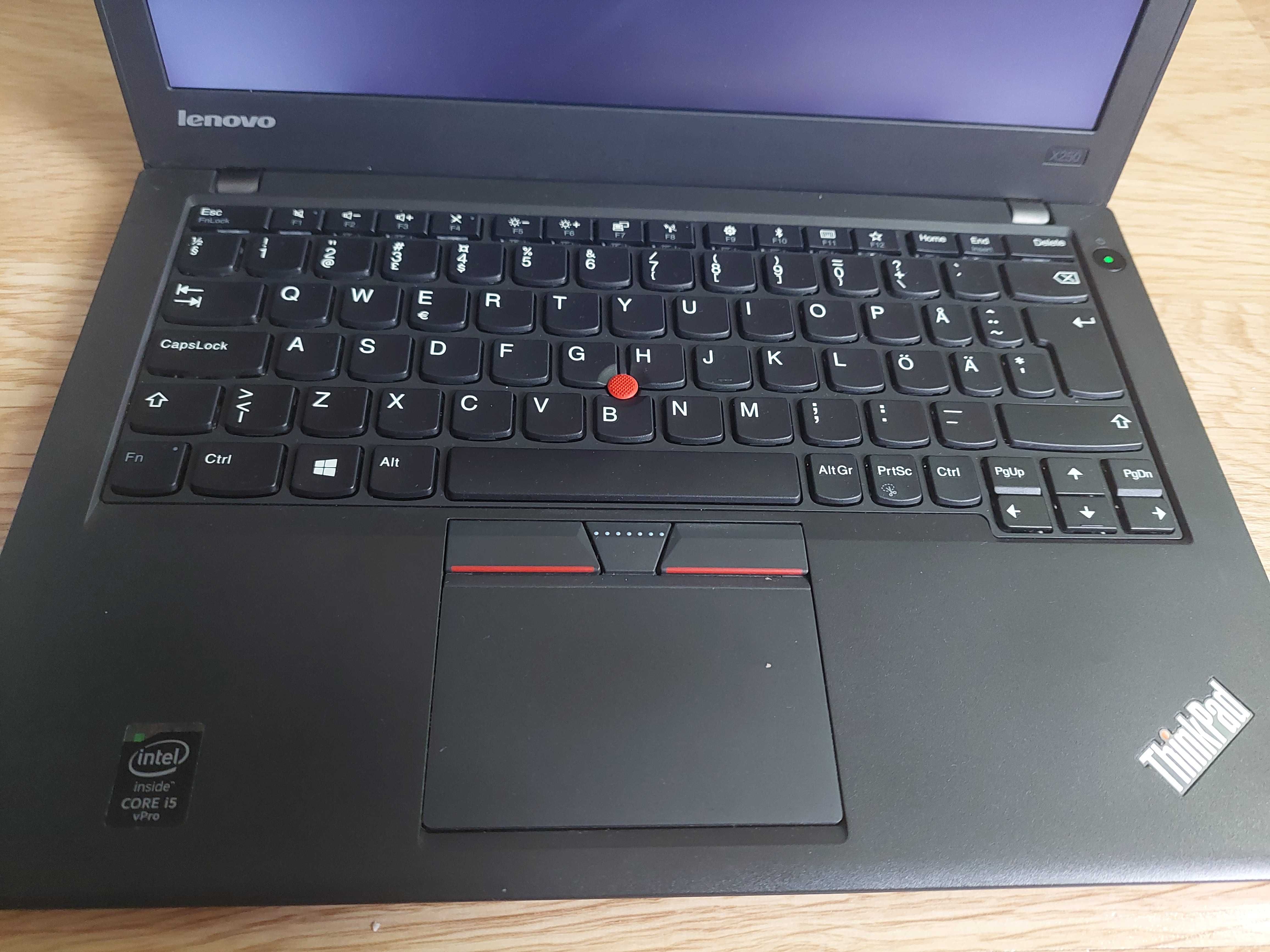 Laptop Lenovo Thinkpad X250 8/256 SSD 12.5 cala Intel i5 Windows 11