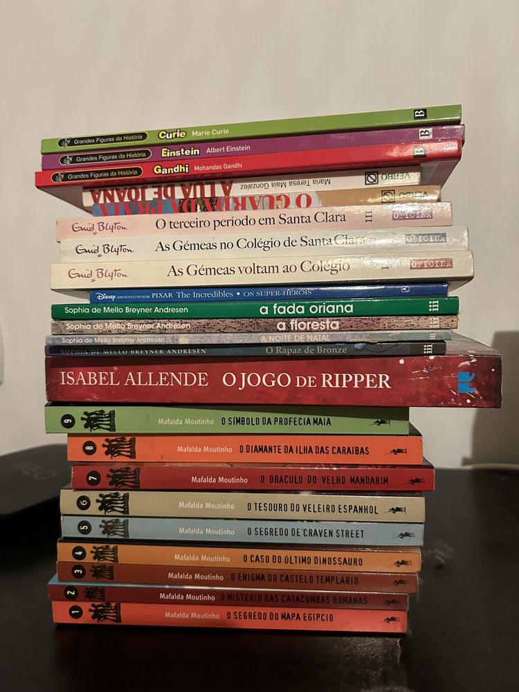 Conjunto  de vários livros - 50€