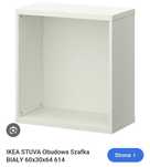 Ikea stuva 2x obudowa nadstawka 60x30x64