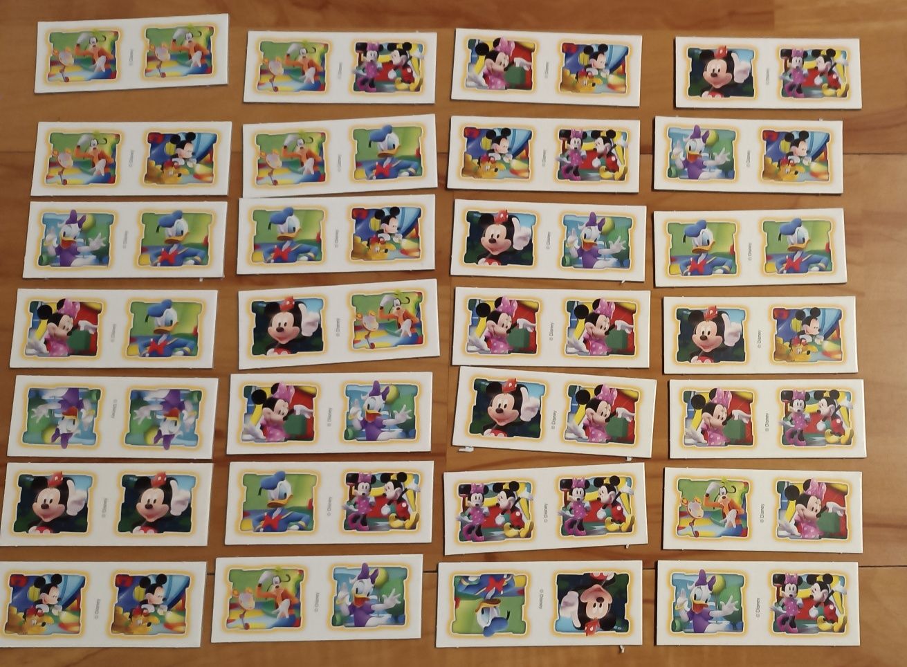 Puzzle + domino Myszka Minnie i Miki 3+