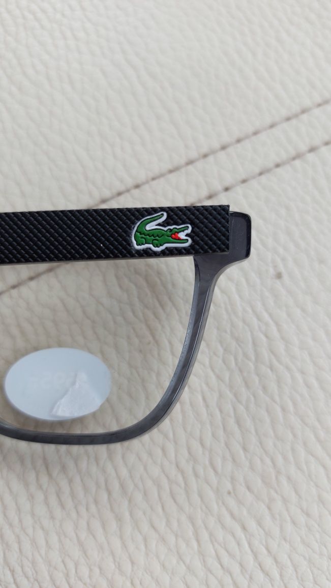 Oryginalne oprawki okulary korekcyjne LACOSTE unisex logo na boczkach