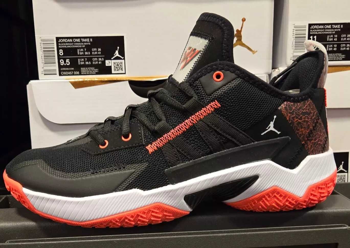 Кросівки Jordan Westbrook One Take II 'Black Orange' CW2457-006 Nike