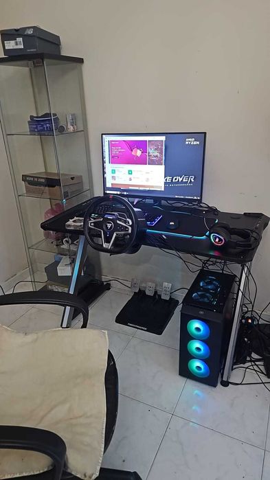 PC + Monitor Gamer Ryzen 5 7600X + Rx 6800 XFX 16gb
