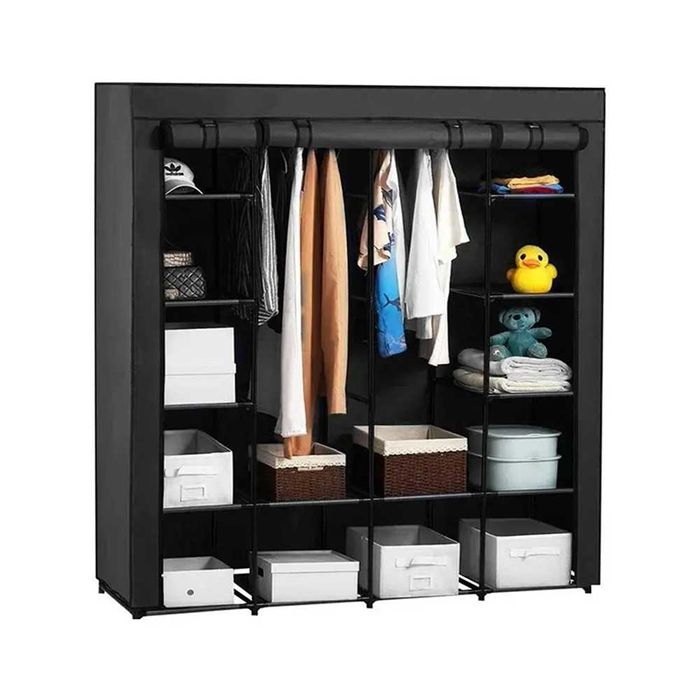 Шафа текстильна складна гардероб шкаф органайзер для одягу