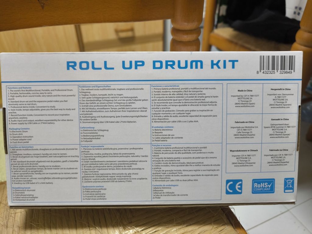 Bateria eletronica de mesa.