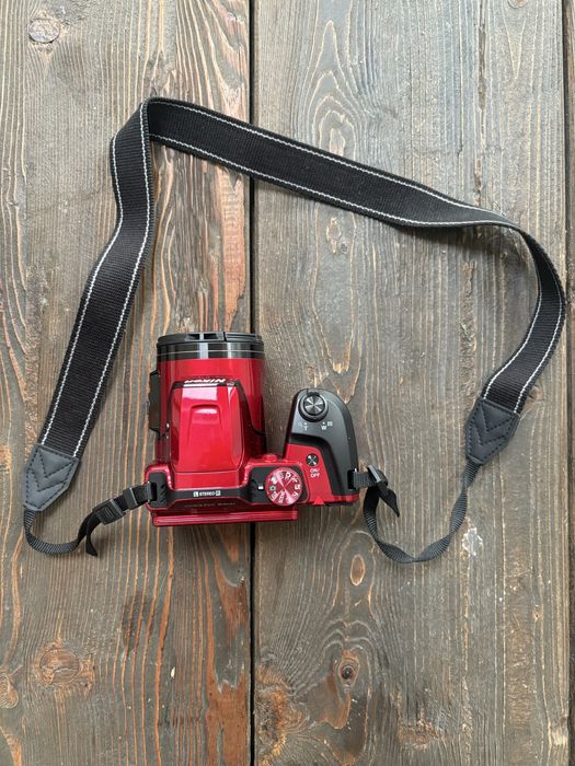 Nikon Coolpix B500 – Czerwony + Nowa torba na aparat