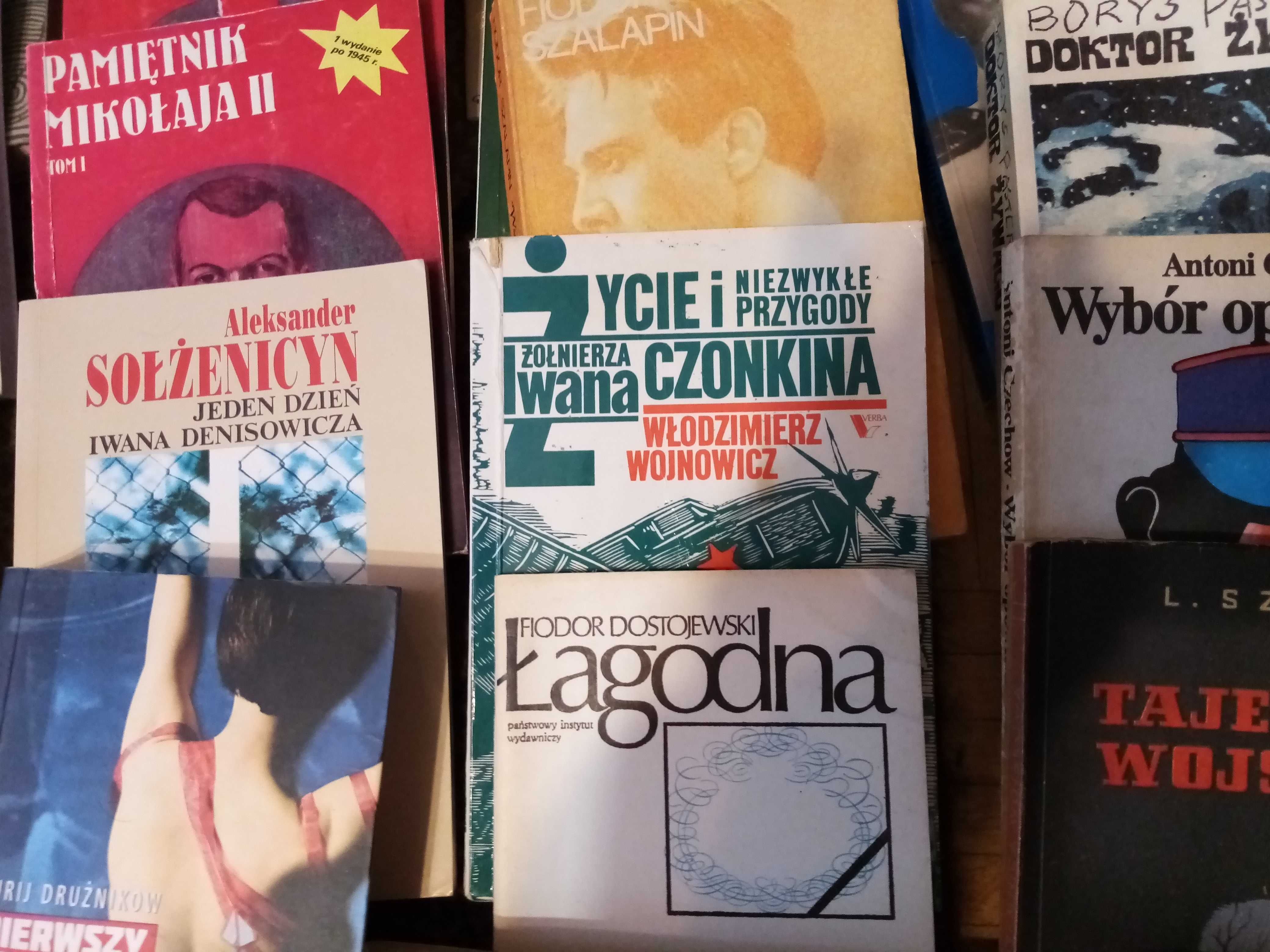 31 książek lit rosyjska Gogol druznikow Wojnowicz maksimow itp zestaw