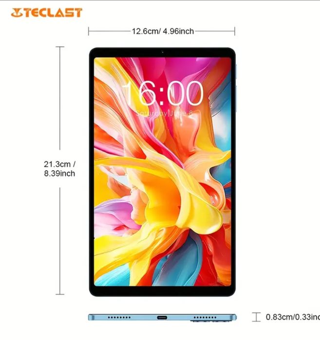 Планшет Teclast T50 Mini 8,7" 8/128Gb 120Hz Helio G99 android 15 lte