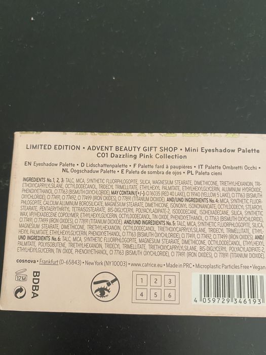 Palete sombras Catrice edicao limitada