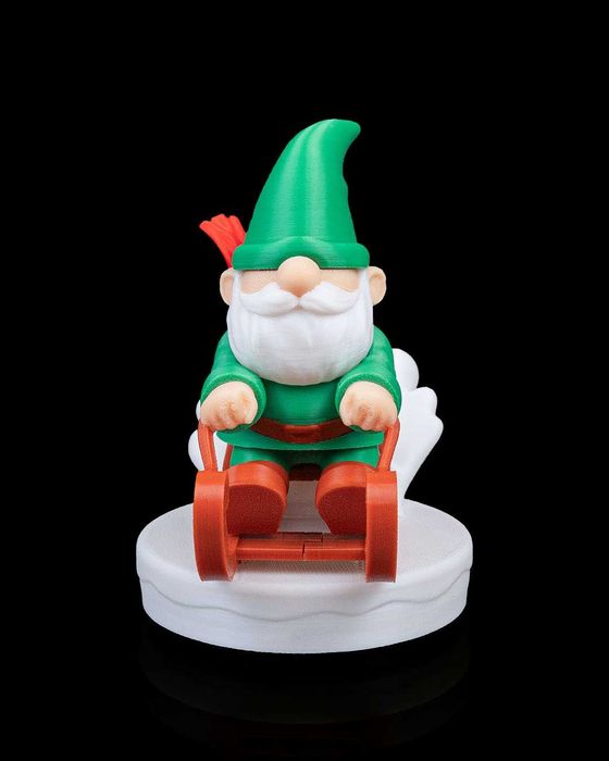 Gnom Saneckarz - Gotowy na zjazd ze świątecznej górki!