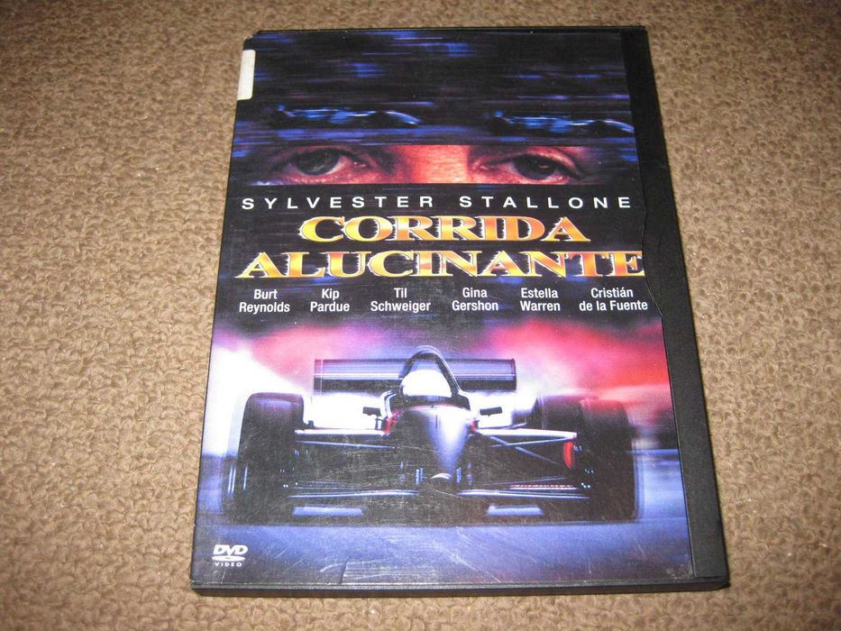 DVD "Corrida Alucinante" com Sylvester Stallone/Snapper/Raro!
