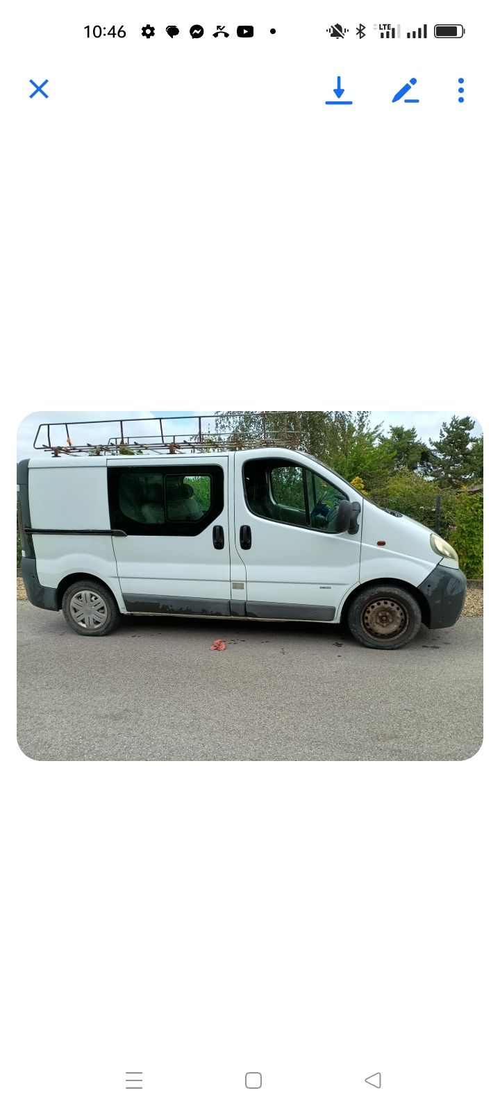 Opel Vivaro brygadówka klima 6 cio biegów