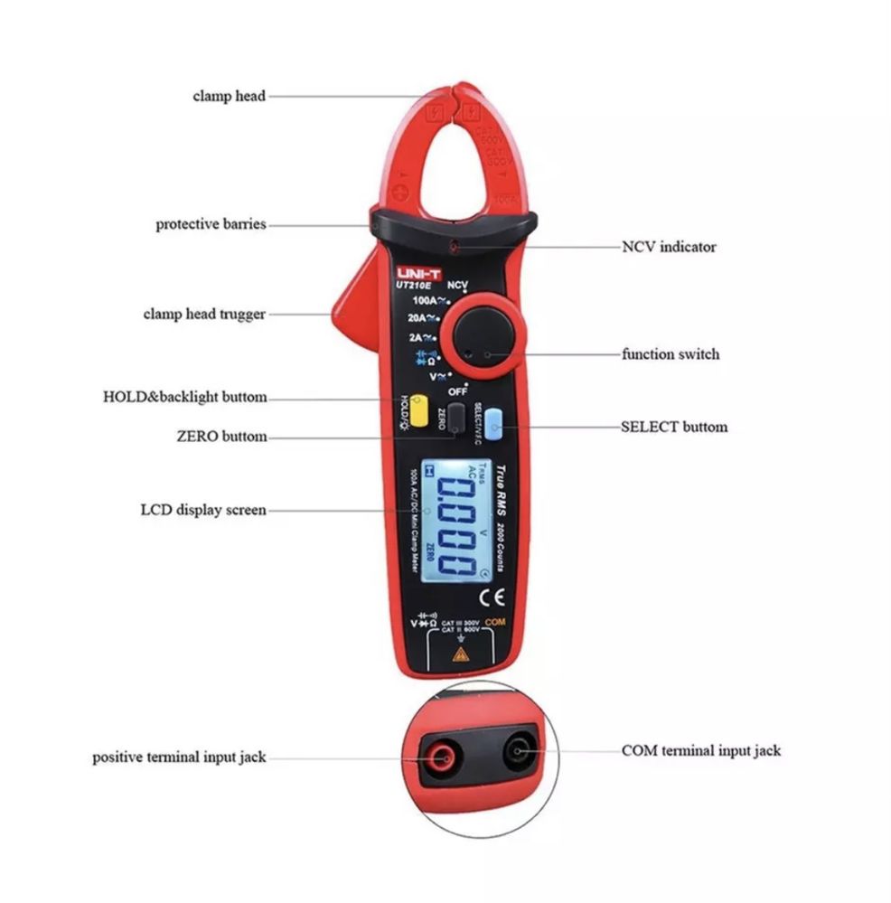 Тестер ( мультиметр) UNI-T UT210E