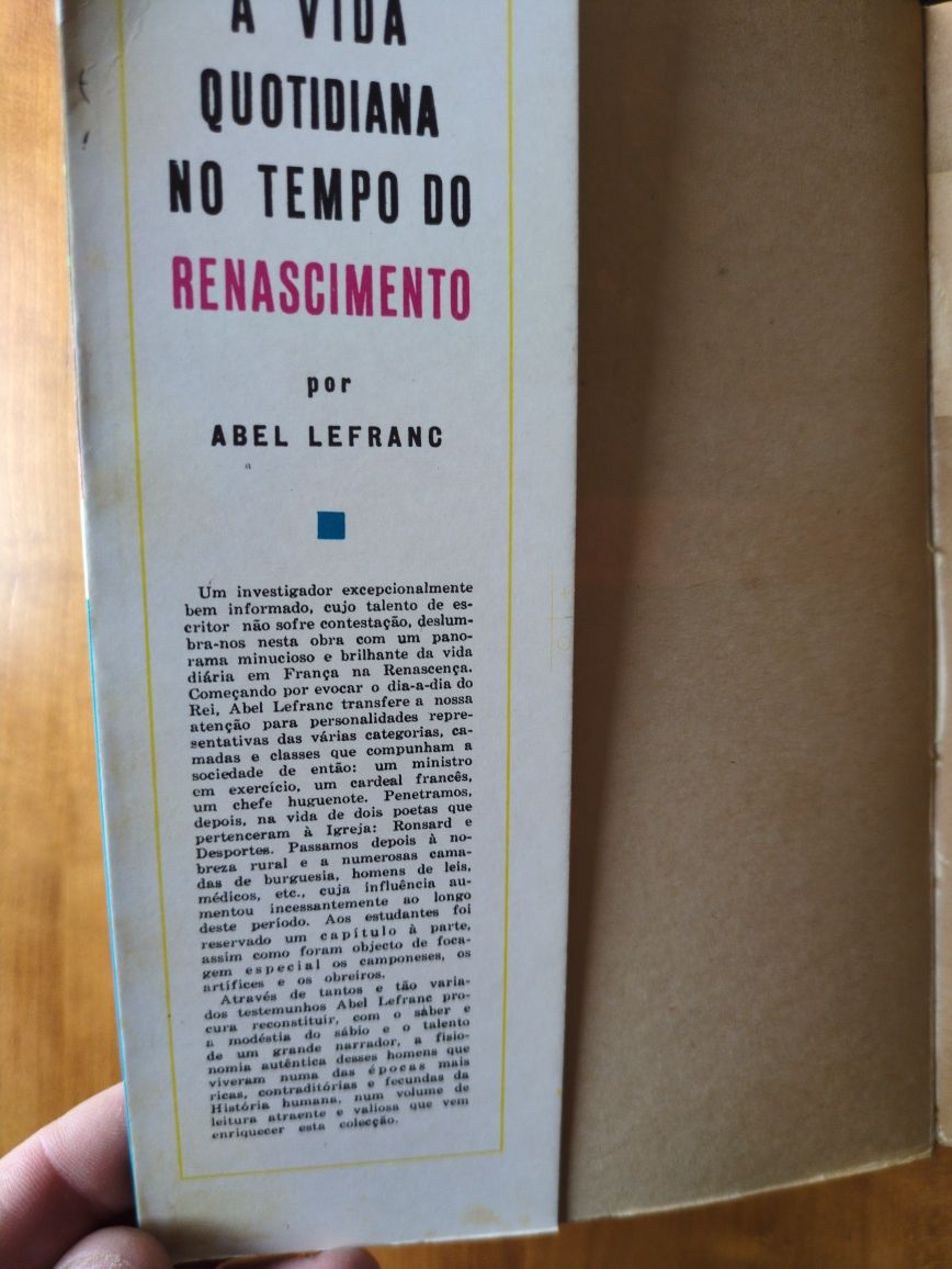 A Vida Quotidiana no tempo do Renascimento de Abel Lefranc