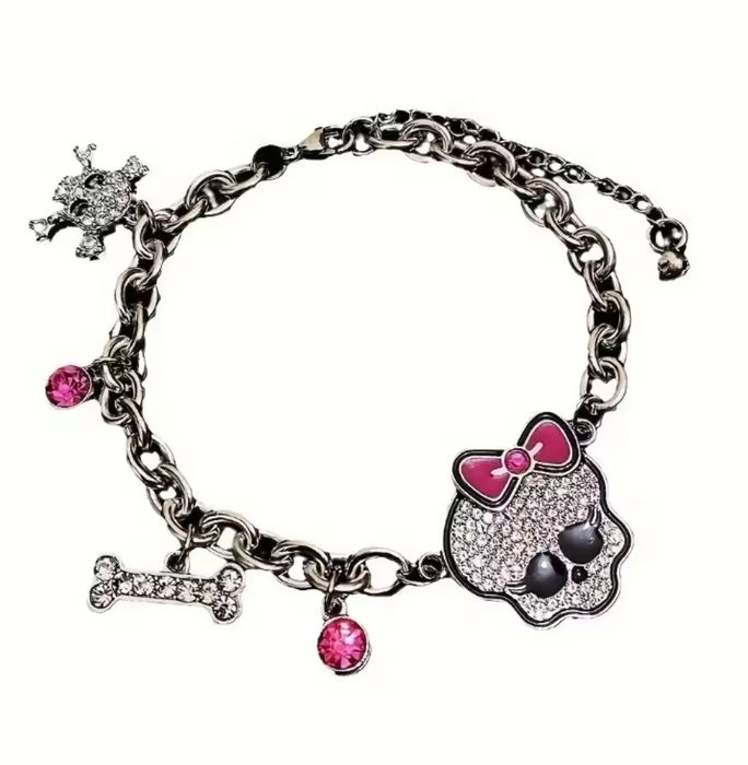 Браслет Y2K з черепом