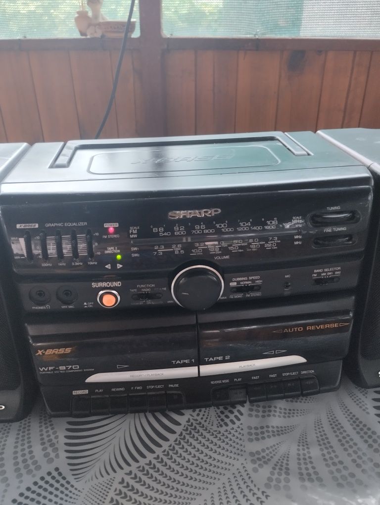 Магнитола SHARP-WF 970.