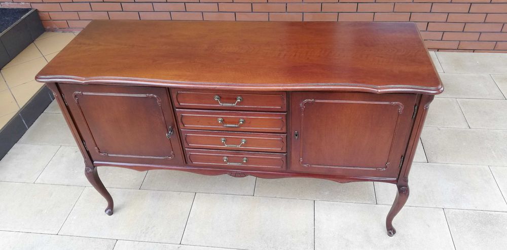 szafka szuflady komoda stylowa drewniana komoda ludwikowska duża szafa