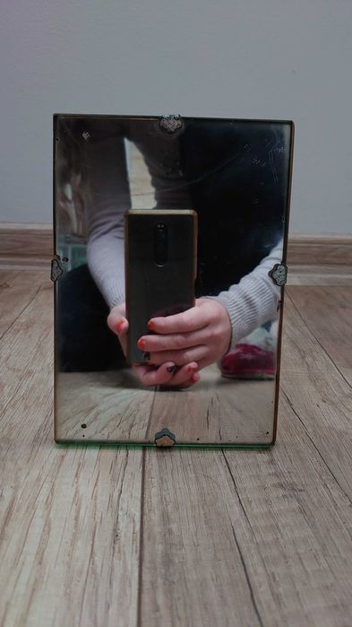 stare stojące lusterko PRL