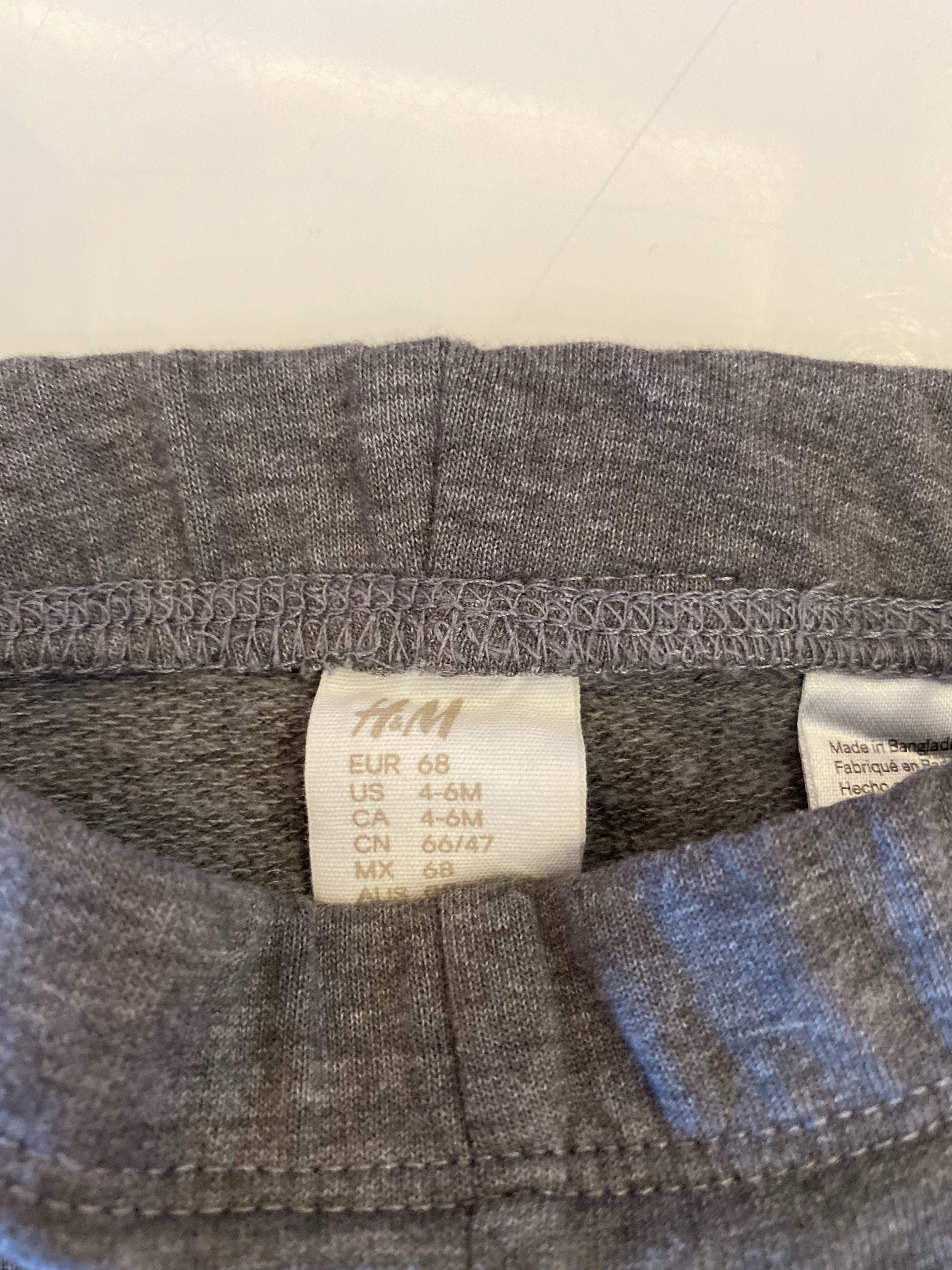 H&M spodnie legginsy rozmiar 68 / wyprawka wiosna jesień