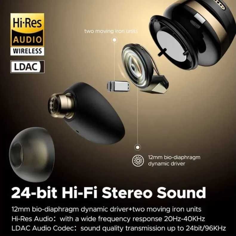 Наушники Soundpeats Opera 05 Hi-Res Earbuds With LDAC, BT 5.3