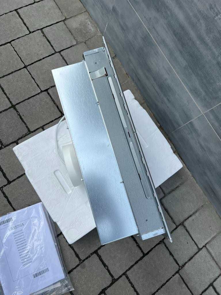 Okap wyspowy SIEMENS LB55565 Srebrny, oświetlenie/Komis Krzysiek