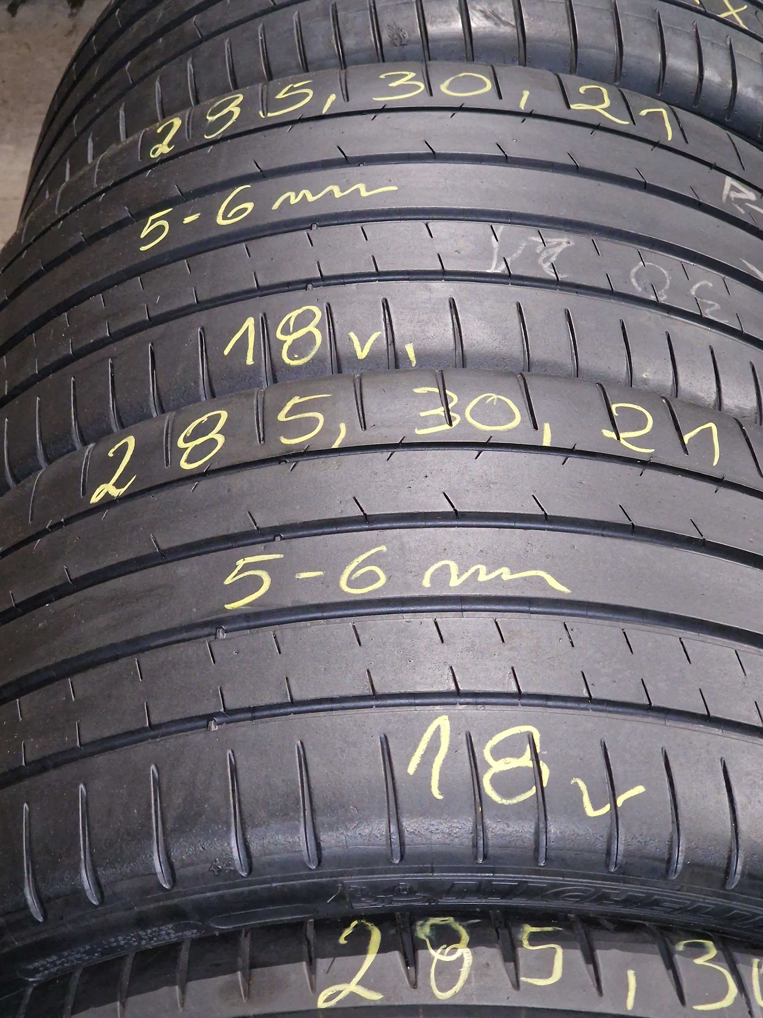 285/30/21 Michelin pilot super sport z 18r. ok. 6mm para