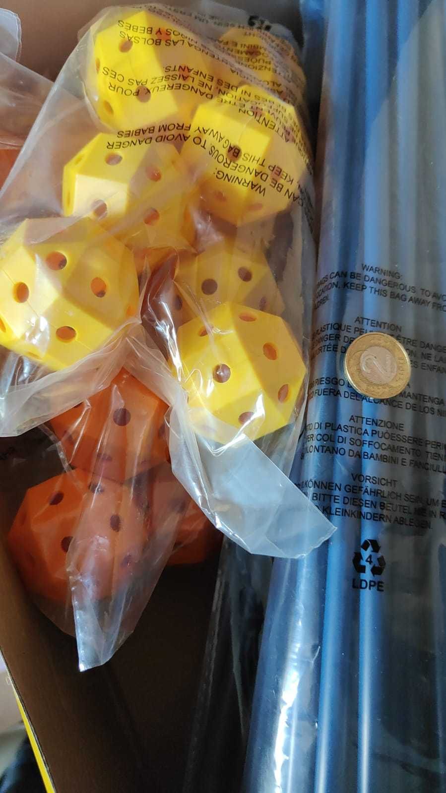 kulki rurki duży zestaw konstrukcyjny GAMEFORTS  duże klocki budowa
