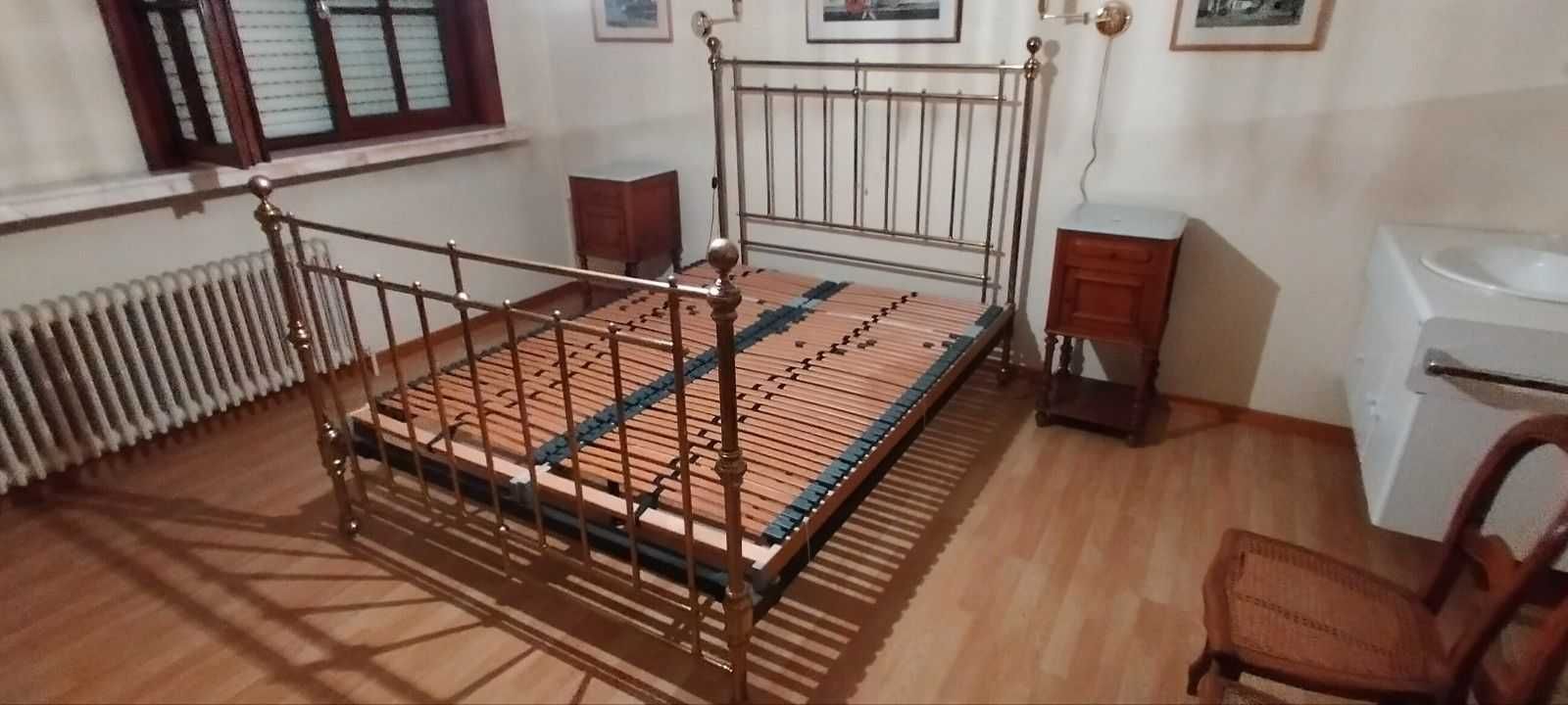 Łóżko mosiężne Antyk +/- 1870 rok Anglia