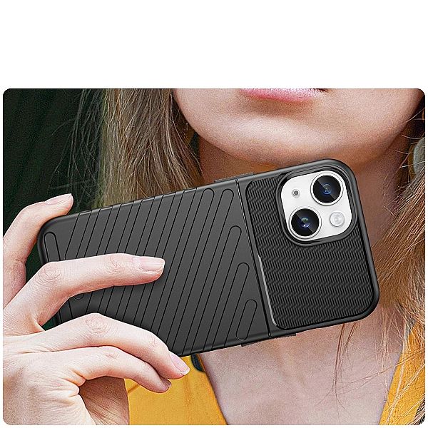 Thunder Case etui iPhone 14 Plus pancerny pokrowiec czarny