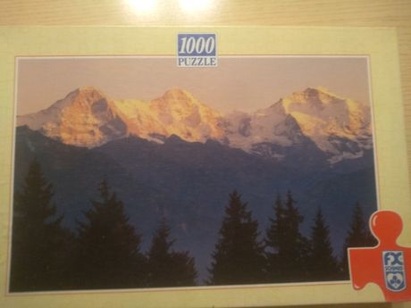 Puzzle 1000 elementów góry Szwajcaria