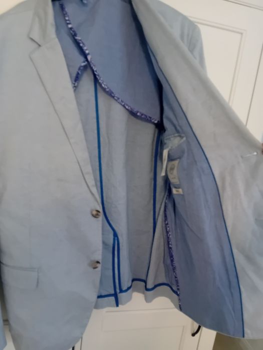 #stromberg marynarka bawełniana niebieska XXL XL