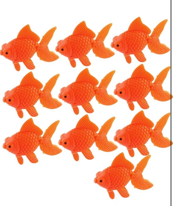 Sztuczne ryby dekoracja do akwarium 10 sztuk