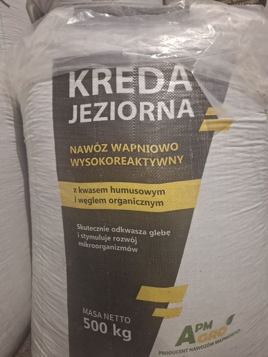 Wapno wysokoreaktywne granulowane kredowe lub magnezowe