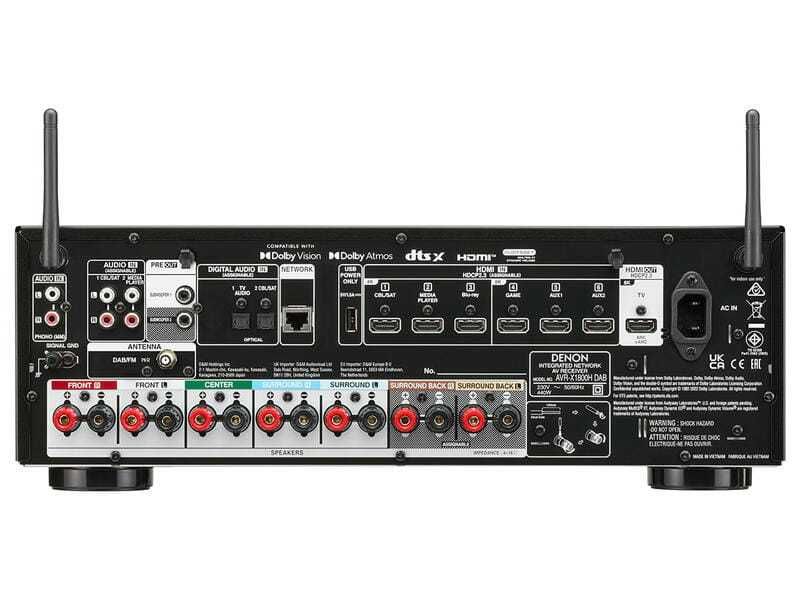 Amplituner kina domowego Denon AVR-X1800H DAB, Nowy
