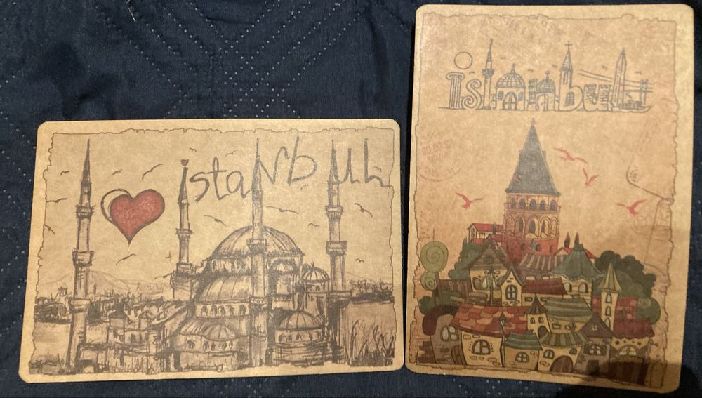 Pocztówki stambuł turcja