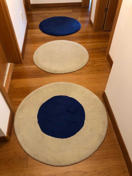 3 tapetes redondos
