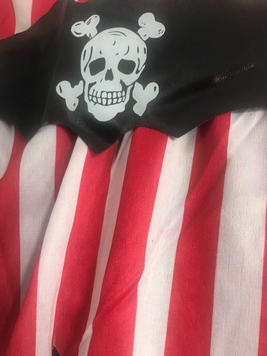 Fatos de carnaval disfarce de Pirata com acessórios 7-10 anos