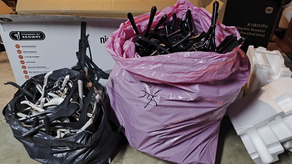 Cruzetas para roupa