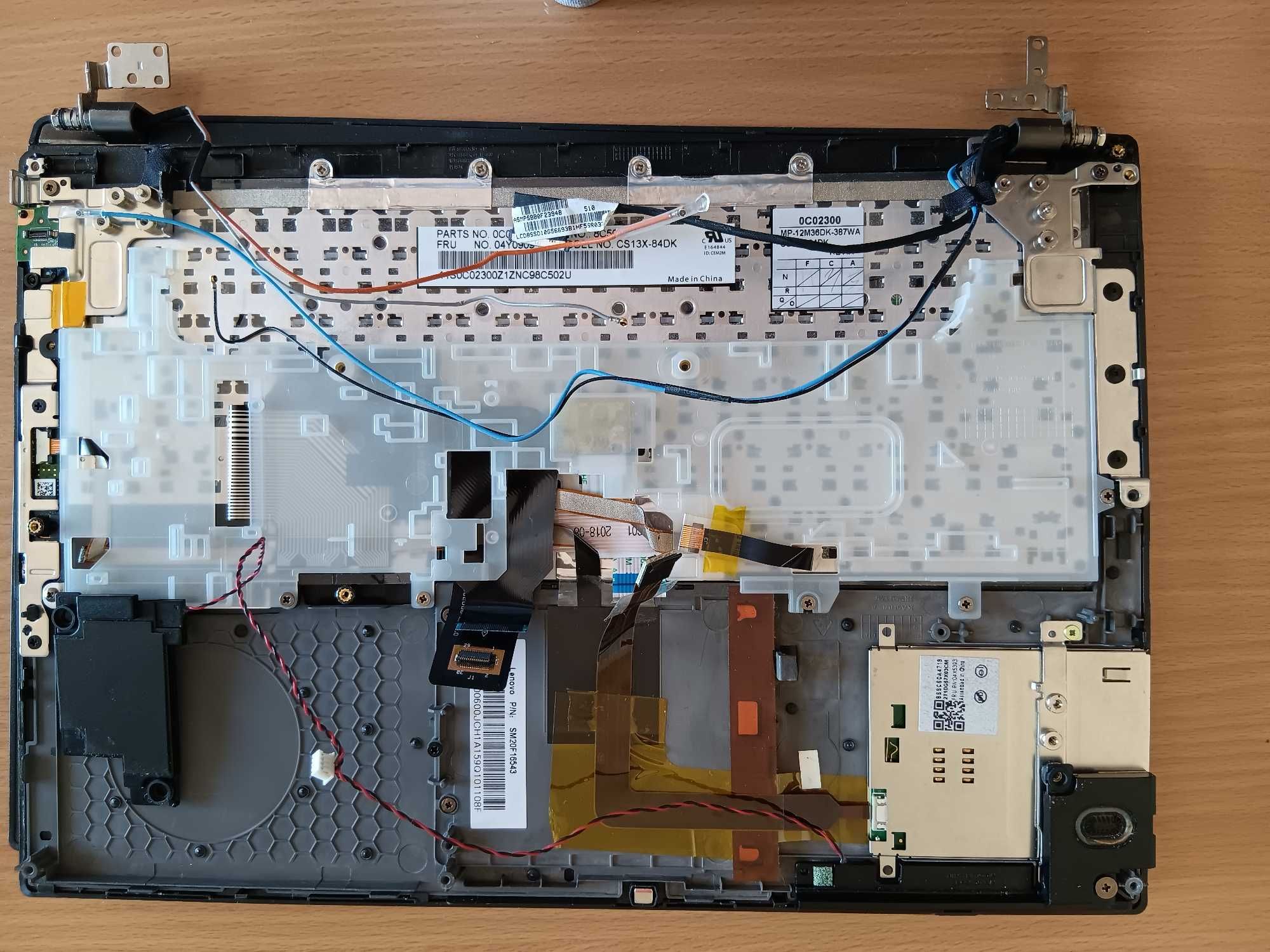 Lenovo x260 palmrest z klawiaturą i touchpadem