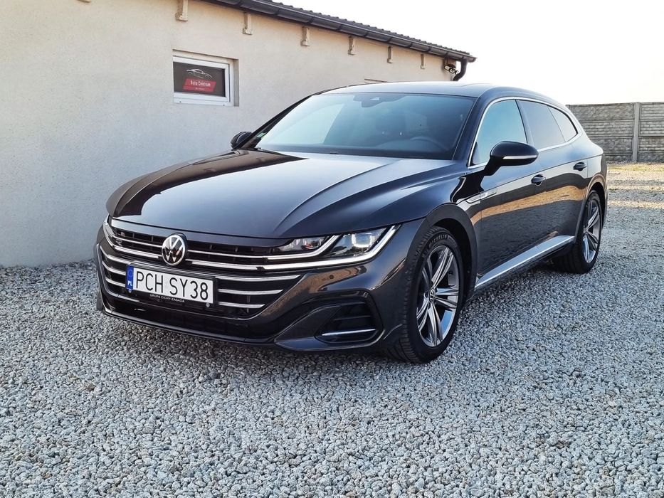 Volkswagen Arteon Lift BOGATA WERSJA 2.0 TDI DSG Oryginał R Line 2021r Shooting Brake