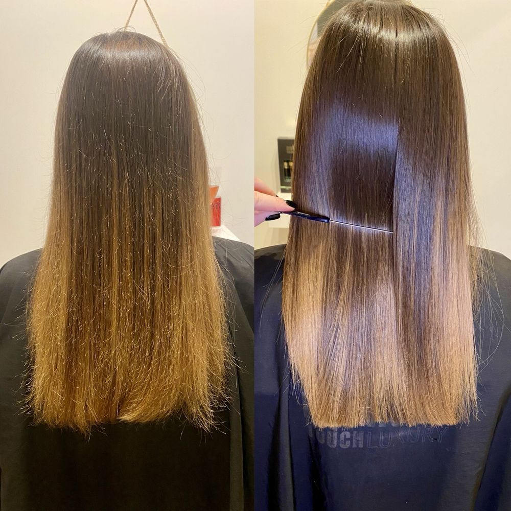 Keratynowe prostowanie włosów, botoks Diamond Touch Luxury Keratin