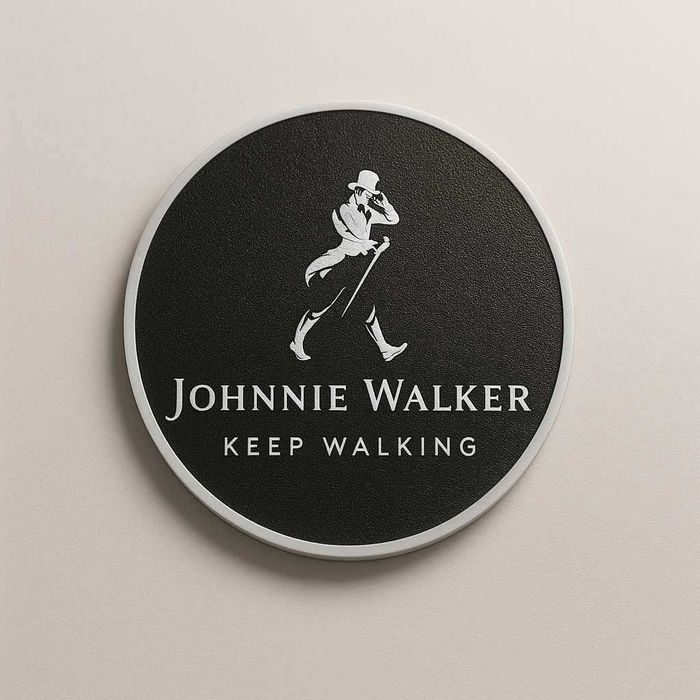 Eleganckie Podkładki Pod Whisky Johnnie Walker –Keep Walking