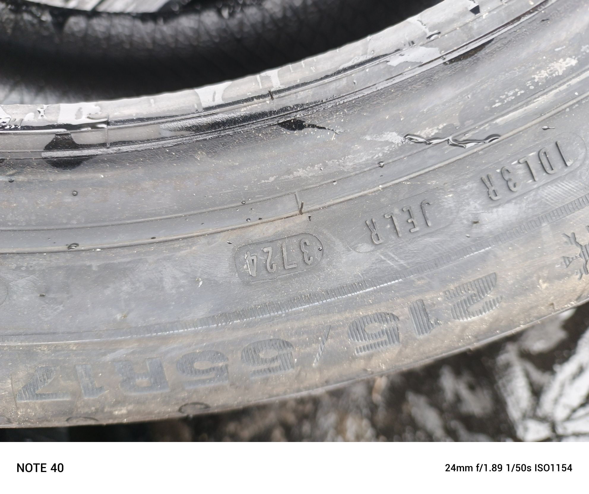 Nowe opony zimowe 215/55/17 Dunlop 24r
