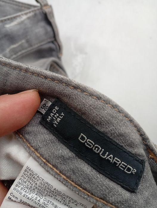 Dsquared2 oryginalne slim stretch jeans damskie jak nowe