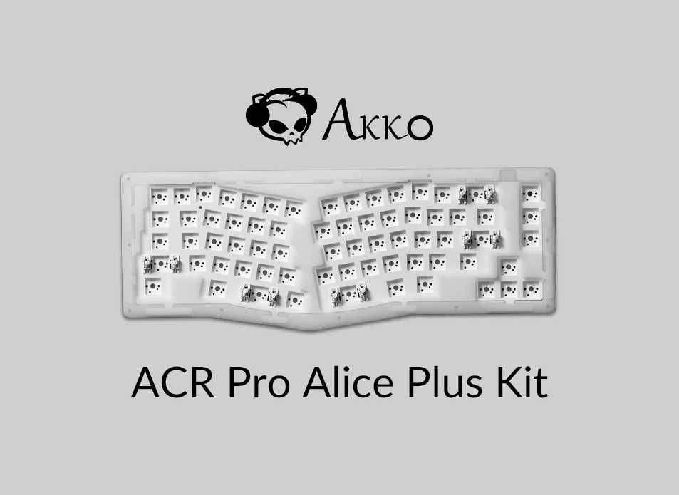AKKO ACR Pro Alice Plus Kit Кастомная клавиатура база