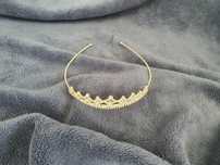 Diadem w kolorze srebrnym