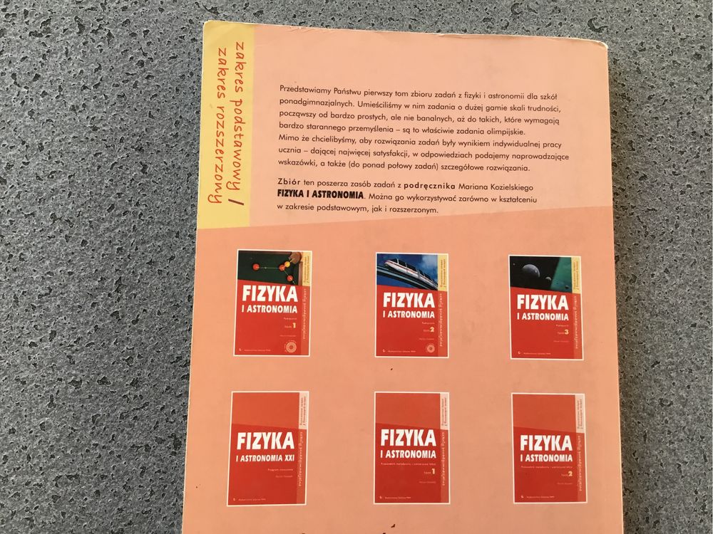Fizyka i astronomia zbiór zadań tom 1